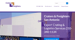 Desktop Screenshot of cratersandfreighterssanantonio.com