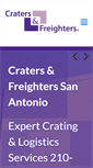 Mobile Screenshot of cratersandfreighterssanantonio.com