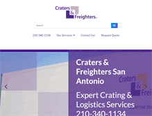 Tablet Screenshot of cratersandfreighterssanantonio.com